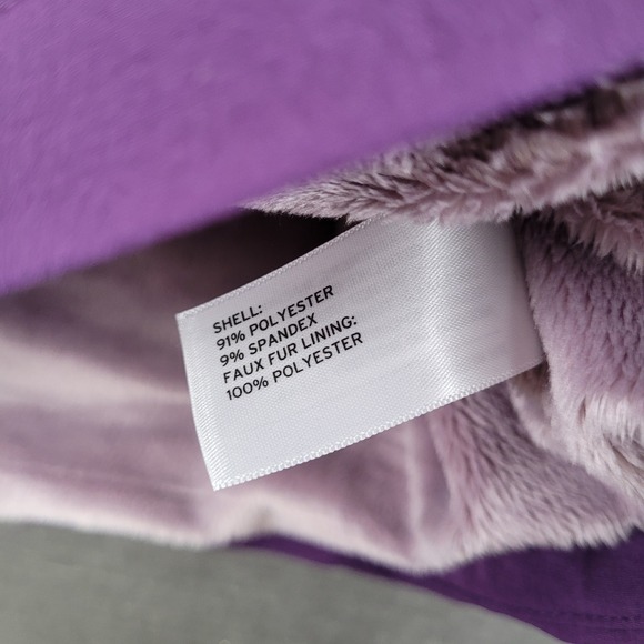 Duluth‎ Trading Co Womens Jacket Purple Fleece Lined Hooded Zip Up Size 2X - Picture 8 of 10